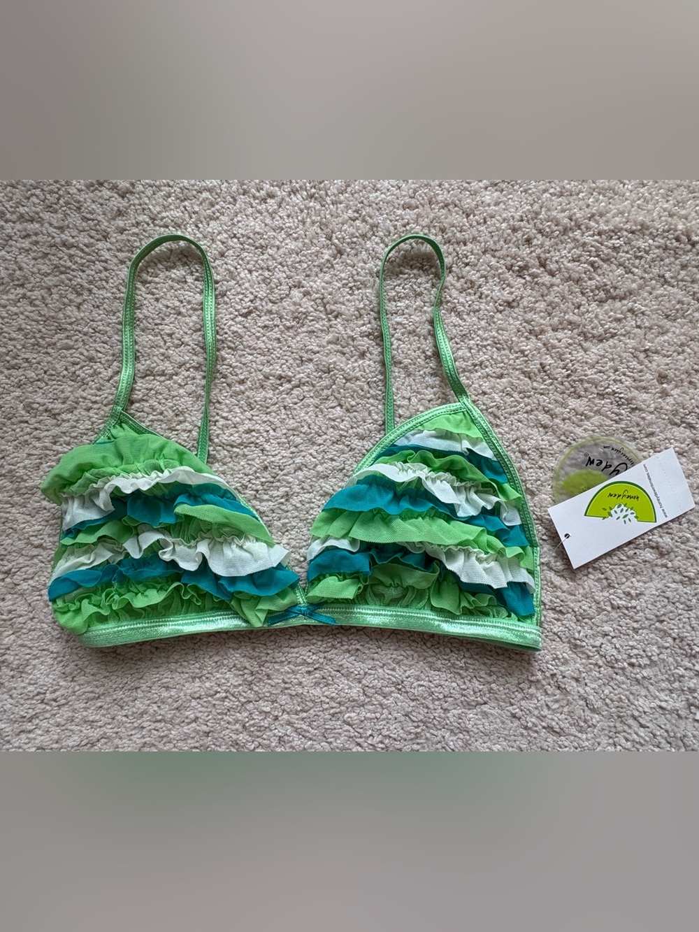 NWT Honeydew Intimates Multicolored Mesh Rumba Bralette